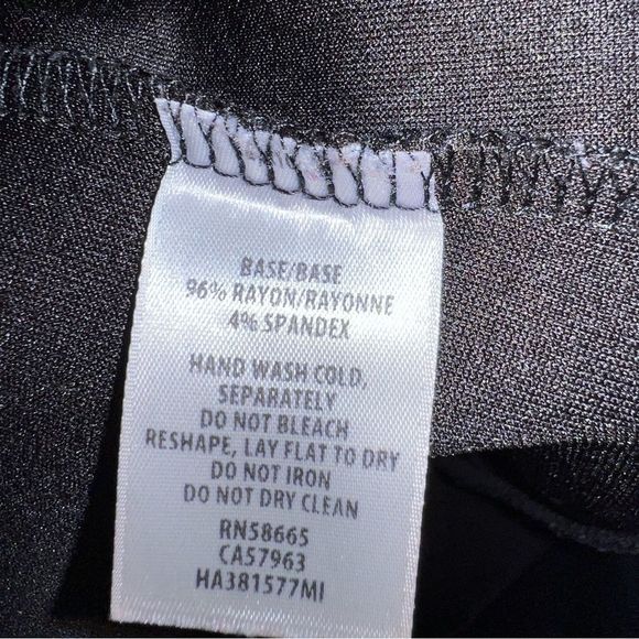 Halogen Black Pullover Sweatshirt with Ruffle Puff Sleeve Detail - Picture 8 of 8